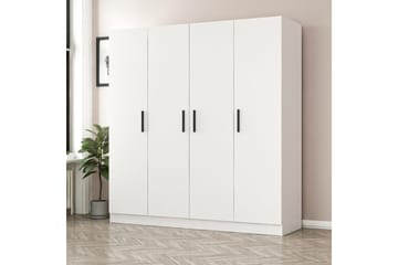 Fruitland Garderob 180 cm - Vit - Förvaring - Klädförvaring - Garderob & garderobssystem