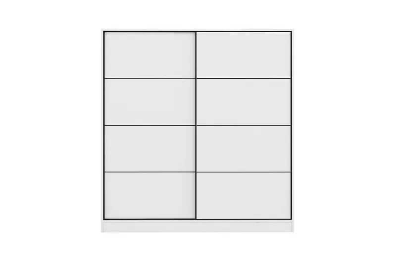Fruitland Garderob 180 cm - Vit - Förvaring - Klädförvaring - Garderob & garderobssystem