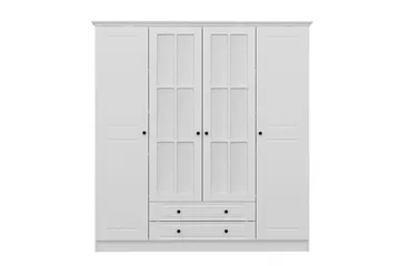 Fruitland Garderob 180 cm - Vit - Förvaring - Klädförvaring - Garderob & garderobssystem