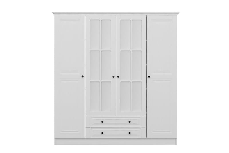 Fruitland Garderob 180 cm - Vit - Förvaring - Klädförvaring - Garderob & garderobssystem