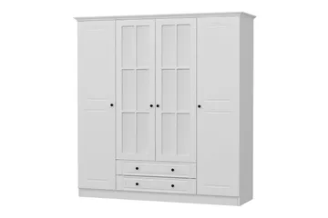 Fruitland Garderob 180 cm - Vit - Förvaring - Klädförvaring - Garderob & garderobssystem