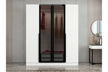 Fruitland Garderob 180 cm - Vit - Förvaring - Klädförvaring - Garderob & garderobssystem