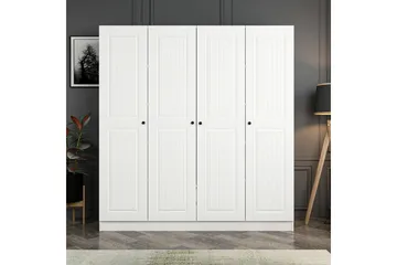 Fruitland Garderob 180 cm - Vit - Förvaring - Klädförvaring - Garderob & garderobssystem