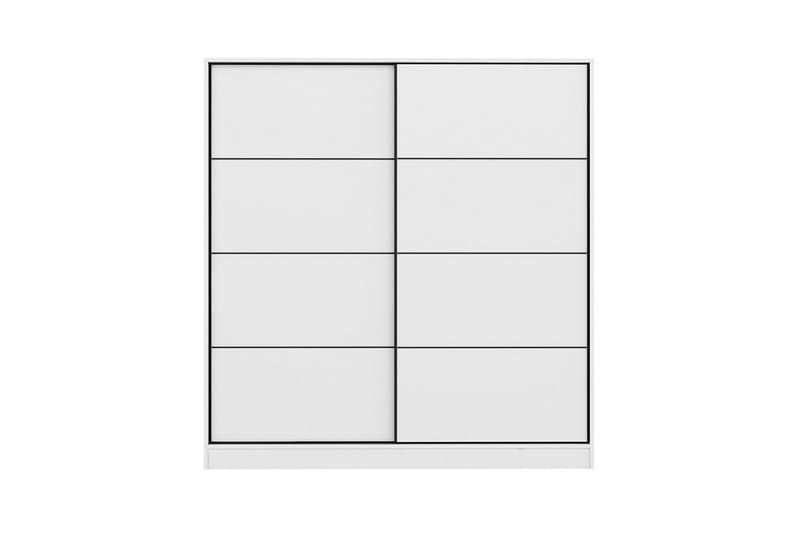 Fruitland Garderob 180 cm - Vit - Förvaring - Klädförvaring - Garderob & garderobssystem