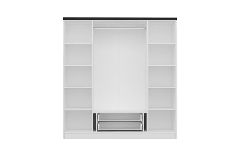 Fruitland Garderob 180 cm - Vit - Förvaring - Klädförvaring - Garderob & garderobssystem