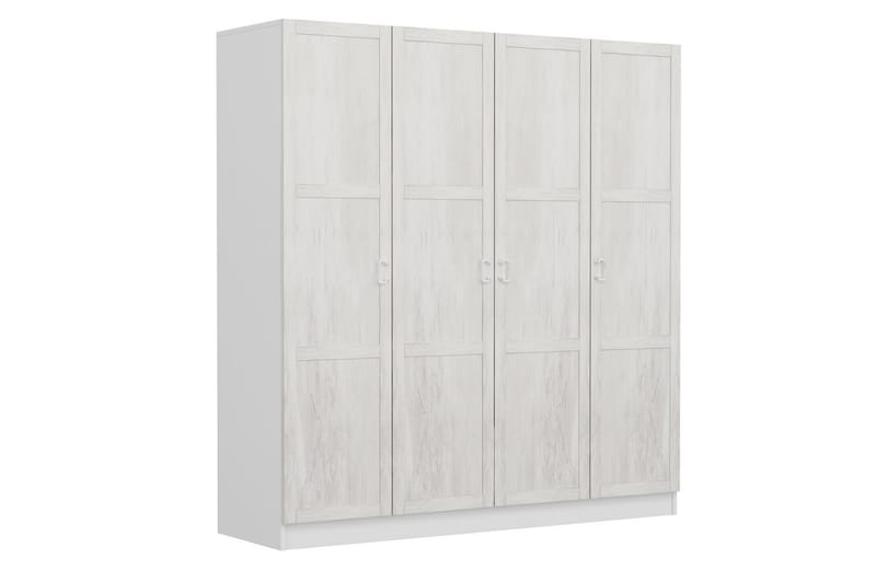Fruitland Garderob 180 cm - Vit - Förvaring - Klädförvaring - Garderob & garderobssystem