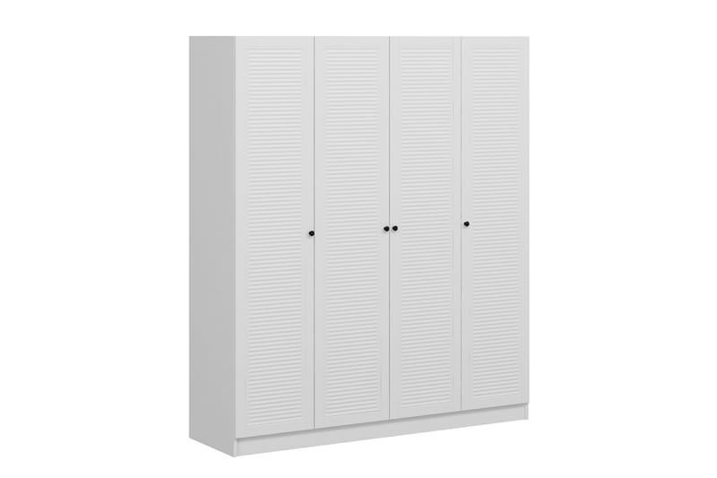 Fruitland Garderob 180 cm - Vit - Förvaring - Klädförvaring - Garderob & garderobssystem
