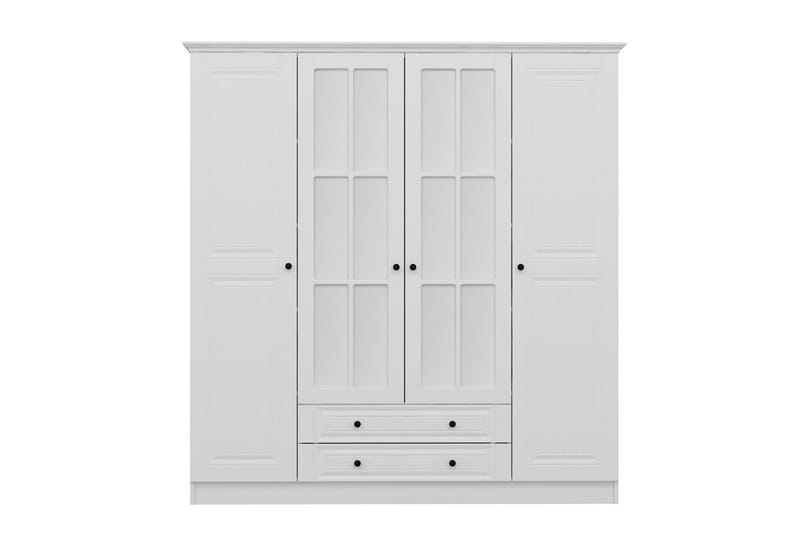 Fruitland Garderob 180 cm - Vit - Förvaring - Klädförvaring - Garderob & garderobssystem