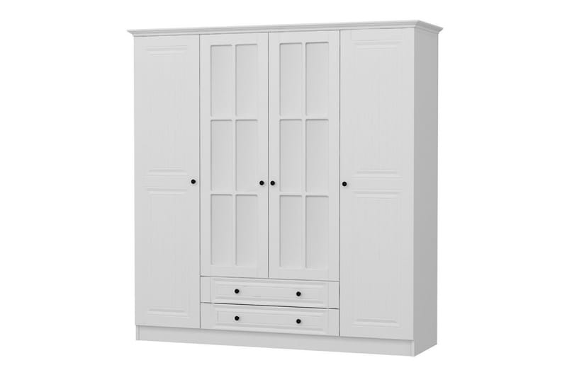 Fruitland Garderob 180 cm - Vit - Förvaring - Klädförvaring - Garderob & garderobssystem