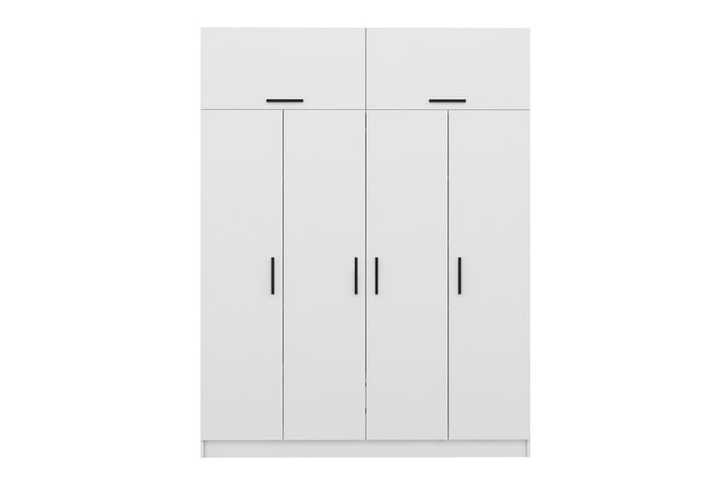 Fruitland Garderob 180 cm - Vit - Förvaring - Klädförvaring - Garderob & garderobssystem