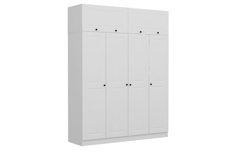 Fruitland Garderob 180 cm - Vit - Förvaring - Klädförvaring - Garderob & garderobssystem