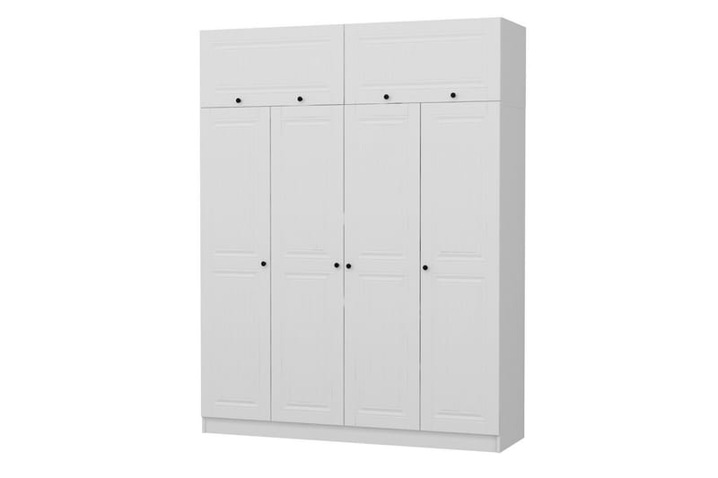Fruitland Garderob 180 cm - Vit - Förvaring - Klädförvaring - Garderob & garderobssystem