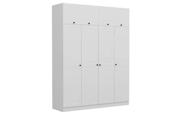 Fruitland Garderob 180 cm - Vit - Förvaring - Klädförvaring - Garderob & garderobssystem