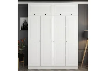 Fruitland Garderob 180 cm - Vit - Förvaring - Klädförvaring - Garderob & garderobssystem