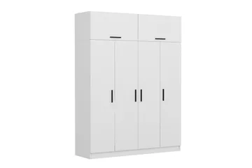 Fruitland Garderob 180 cm - Vit - Förvaring - Klädförvaring - Garderob & garderobssystem