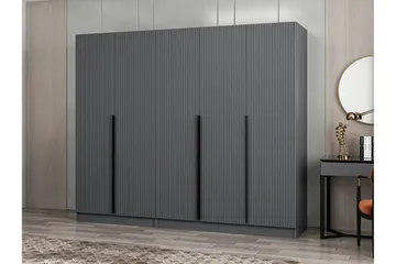 Fruitland Garderob 225 cm - Antracit - Förvaring - Klädförvaring - Garderob & garderobssystem
