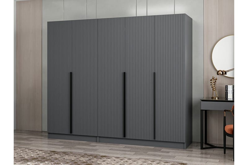 Fruitland Garderob 225 cm - Antracit - Förvaring - Klädförvaring - Garderob & garderobssystem