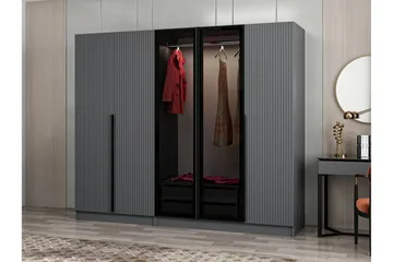 Fruitland Garderob 225 cm - Antracit - Förvaring - Klädförvaring - Garderob & garderobssystem