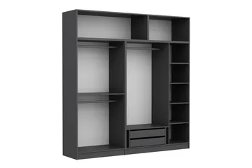Fruitland Garderob 225 cm - Antracit - Förvaring - Klädförvaring - Garderob & garderobssystem