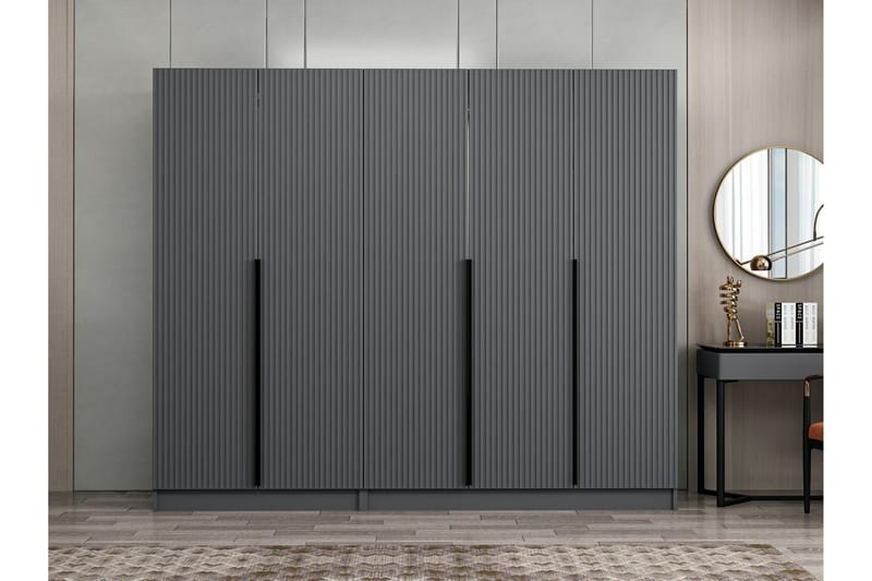 Fruitland Garderob 225 cm - Antracit - Förvaring - Klädförvaring - Garderob & garderobssystem