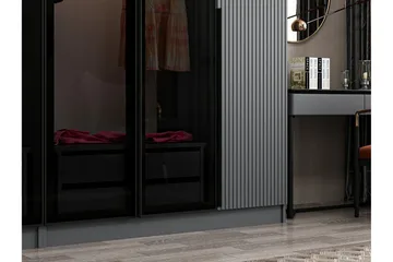 Fruitland Garderob 225 cm - Antracit - Förvaring - Klädförvaring - Garderob & garderobssystem