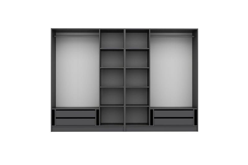 Fruitland Garderob 225 cm - Antracit - Förvaring - Klädförvaring - Garderob & garderobssystem