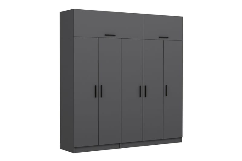 Fruitland Garderob 225 cm - Antracit - Förvaring - Klädförvaring - Garderob & garderobssystem