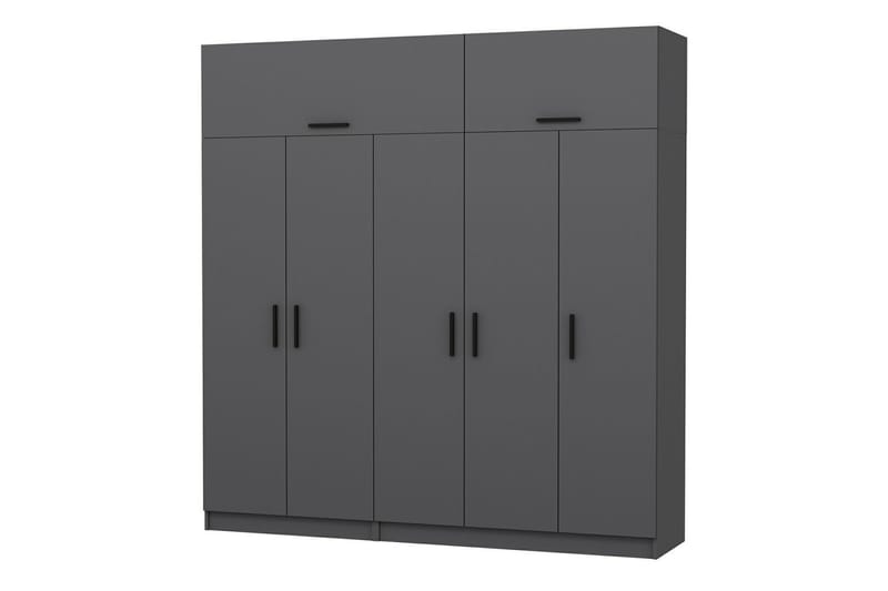 Fruitland Garderob 225 cm - Antracit - Förvaring - Klädförvaring - Garderob & garderobssystem