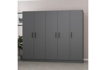 Fruitland Garderob 225 cm - Antracit - Förvaring - Klädförvaring - Garderob & garderobssystem