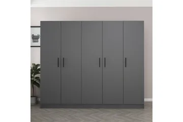 Fruitland Garderob 225 cm - Antracit - Förvaring - Klädförvaring - Garderob & garderobssystem