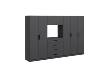 Fruitland Garderob 225 cm - Antracit - Förvaring - Klädförvaring - Garderob & garderobssystem
