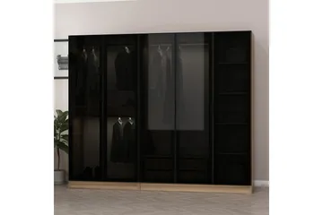 Fruitland Garderob 225 cm - Brun - Förvaring - Klädförvaring - Garderob & garderobssystem