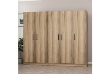 Fruitland Garderob 225 cm - Brun - Förvaring - Klädförvaring - Garderob & garderobssystem