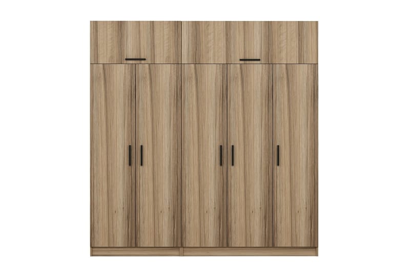 Fruitland Garderob 225 cm - Brun - Förvaring - Klädförvaring - Garderob & garderobssystem