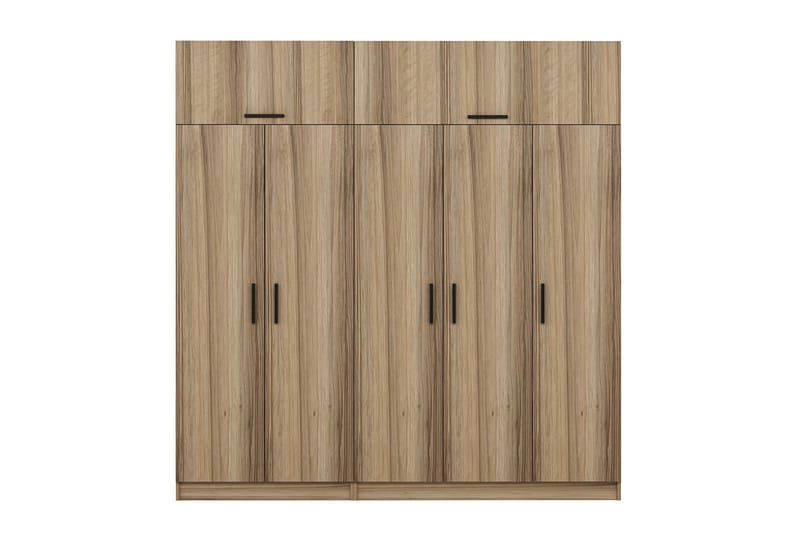 Fruitland Garderob 225 cm - Brun - Förvaring - Klädförvaring - Garderob & garderobssystem