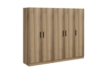 Fruitland Garderob 225 cm - Brun - Förvaring - Klädförvaring - Garderob & garderobssystem