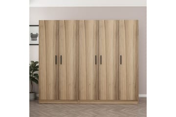 Fruitland Garderob 225 cm - Brun - Förvaring - Klädförvaring - Garderob & garderobssystem