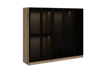 Fruitland Garderob 225 cm - Brun - Förvaring - Klädförvaring - Garderob & garderobssystem