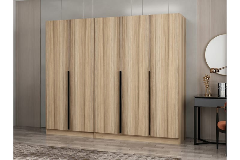Fruitland Garderob 225 cm - Ek - Förvaring - Klädförvaring - Garderob & garderobssystem