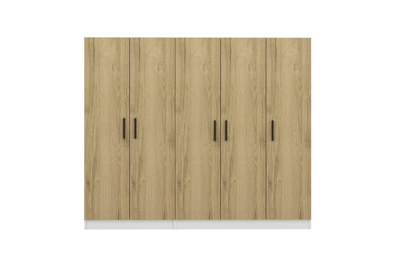 Fruitland Garderob 225 cm - Valnöt - Förvaring - Klädförvaring - Garderob & garderobssystem