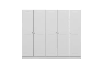 Fruitland Garderob 225 cm - Vit - Förvaring - Klädförvaring - Garderob & garderobssystem