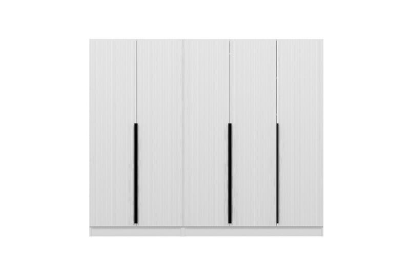 Fruitland Garderob 225 cm - Vit - Förvaring - Klädförvaring - Garderob & garderobssystem