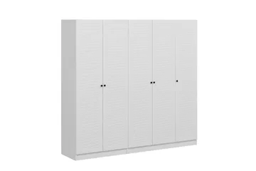 Fruitland Garderob 225 cm - Vit - Förvaring - Klädförvaring - Garderob & garderobssystem