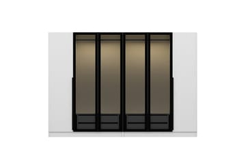 Fruitland Garderob 225 cm - Vit - Förvaring - Klädförvaring - Garderob & garderobssystem