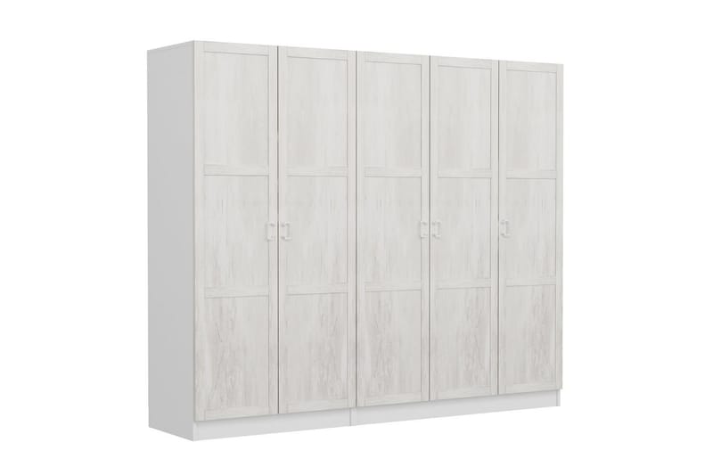 Fruitland Garderob 225 cm - Vit - Förvaring - Klädförvaring - Garderob & garderobssystem