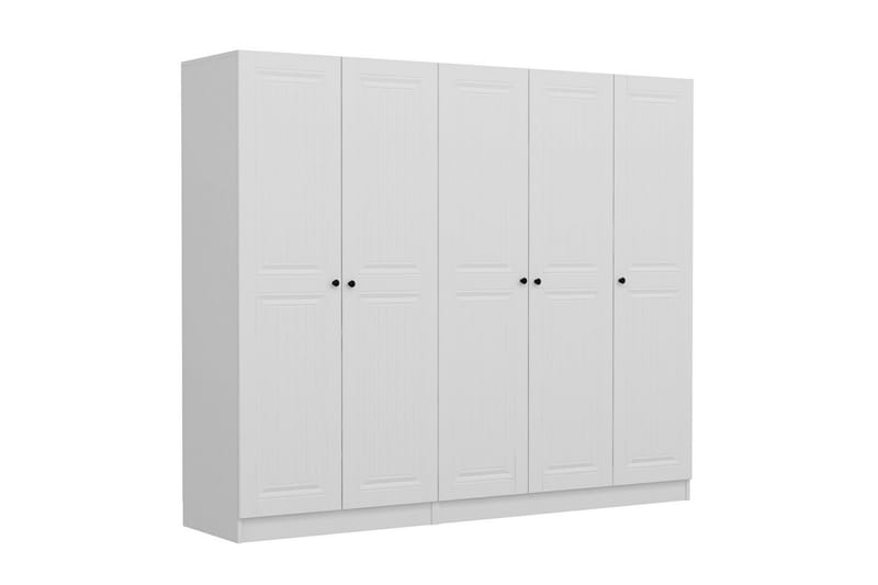 Fruitland Garderob 225 cm - Vit - Förvaring - Klädförvaring - Garderob & garderobssystem