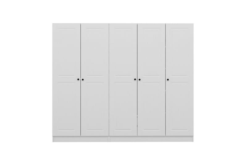Fruitland Garderob 225 cm - Vit - Förvaring - Klädförvaring - Garderob & garderobssystem