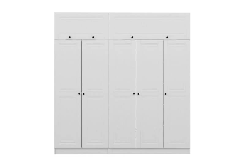 Fruitland Garderob 225 cm - Vit - Förvaring - Klädförvaring - Garderob & garderobssystem