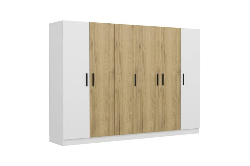 Fruitland Garderob 225 cm - Vit - Förvaring - Klädförvaring - Garderob & garderobssystem