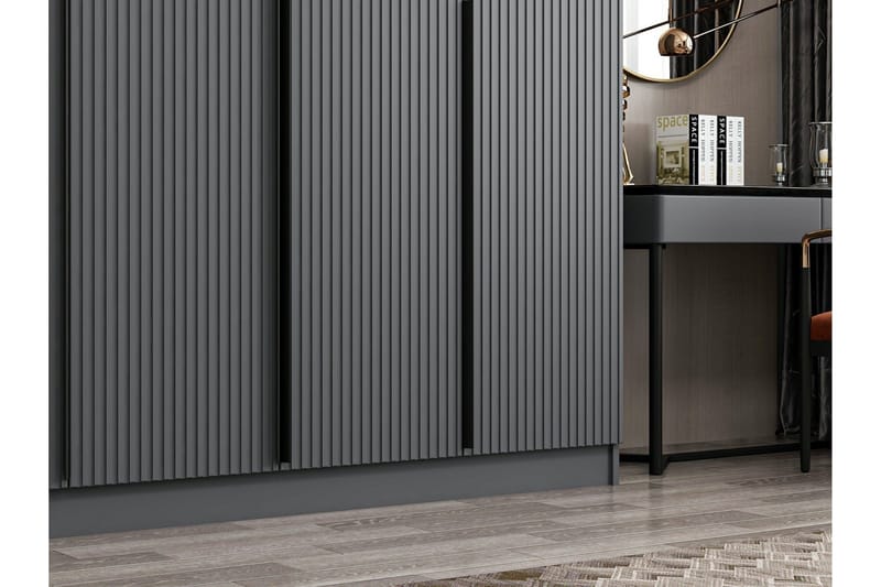 Fruitland Garderob 270 cm - Antracit - Förvaring - Klädförvaring - Garderob & garderobssystem